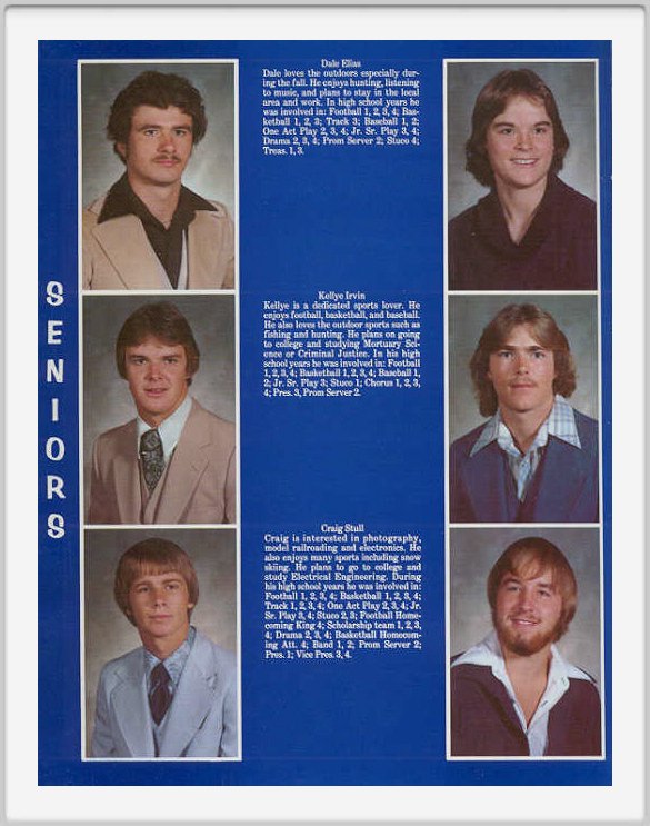 Class of 1980 - Page 1 - Dale Elias, Norma Elmore, Kellye Irvin, Mitchell Jacobs, Craig Stull, Phill Swindler