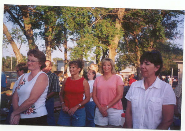 Kerri Derr Morgan, Cheryl Foreman Larsen, Sandy Foreman Irvin and Tammy Higgins Irvin